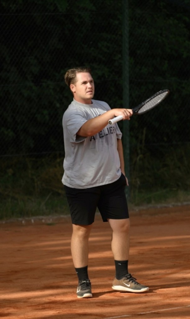 Marco Wenk auf dem Tennisplatz